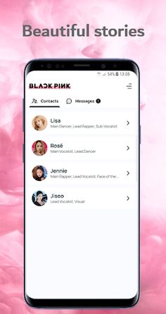 Blackpink Chat! Messenger Simu - Screenshot 2