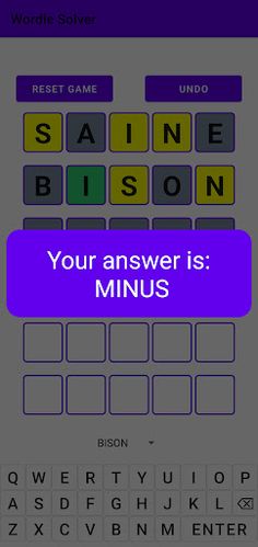 Solver for Wordle - Screenshot 1