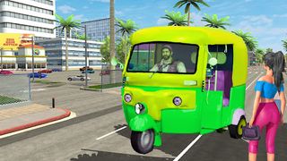 indian city tuk tuk rikshaw 3d - Screenshot 1