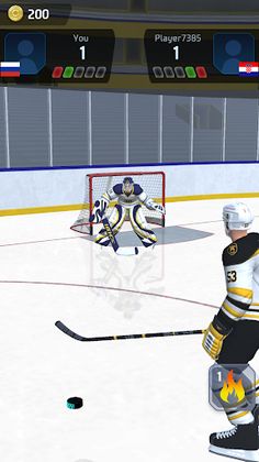 Hockey Game Stars 3D - Screenshot 1