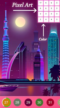 Pixel Art - Paint by Number - Screenshot 2