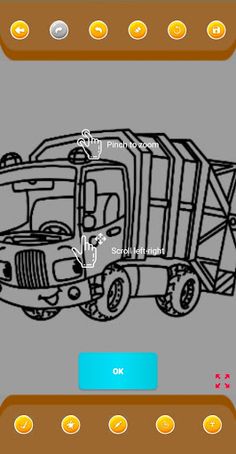 The cartoon car coloring book - Screenshot 3