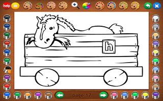 Coloring Book 5: Alphabet Trai - Screenshot 3