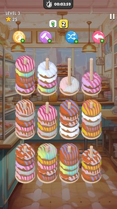 Donut Sort Match 3D Game - Screenshot 4