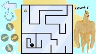 Doge maze - Free game Offline - Screenshot 1