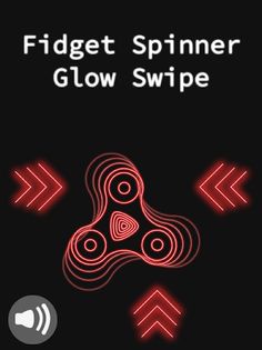 Fidget Spinner Glow Swipe Avoi - Screenshot 1