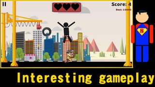 Stickman Superhero - Screenshot 1