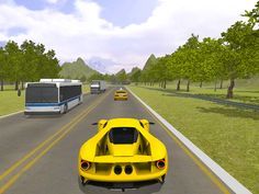 3D Car Race Simulator Game - Screenshot 2