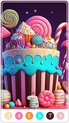 Candy Color by Number - Screenshot 2