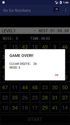 Brain activation Go Go Numbers - Screenshot 3