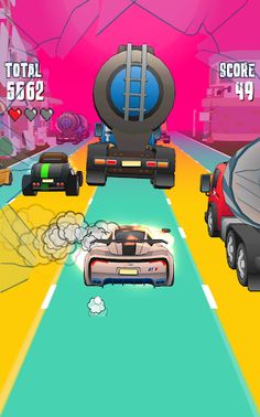 Drive the car - escape the pol - Screenshot 4