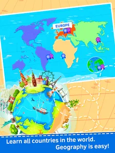 Geography quiz world countries - Screenshot 2