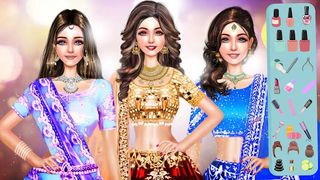 Indian Salon Hair Girl Dress - Screenshot 1