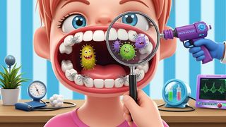 School Kids Teeth Dentist game - Screenshot 1