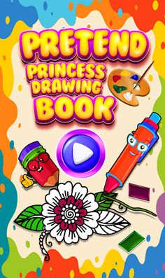 Pretend Princess Drawing Book - Screenshot 3