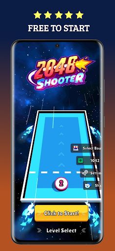 2048 Shooter 3D Number Puzzle - Screenshot 1