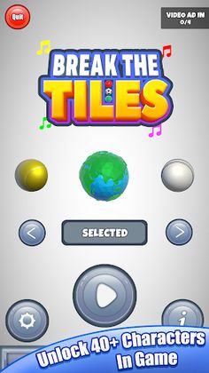 Break The Tiles: 3D Ball Game - Screenshot 1