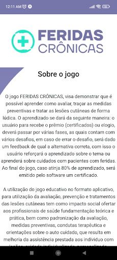 Jogo Feridas Crônicas - Screenshot 2