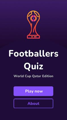 Footballers Quiz:World Cup - Screenshot 1
