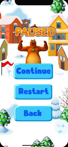 grizzy and limmings ski game - Screenshot 1