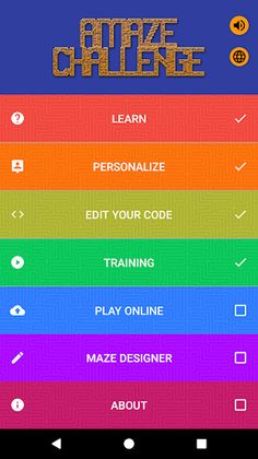 aMazeChallenge - Screenshot 1