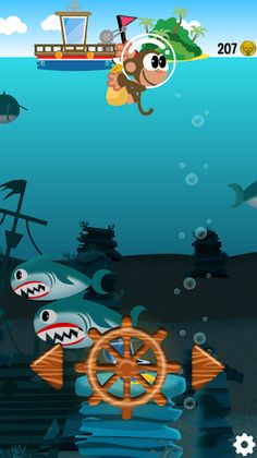 Monkey Diver - Screenshot 2