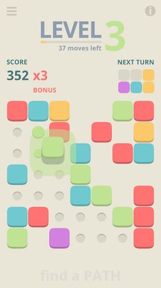 PATH: logic puzzle color block - Screenshot 4