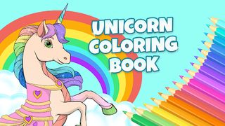 Unicorn Dress Up Coloring Book - Screenshot 1