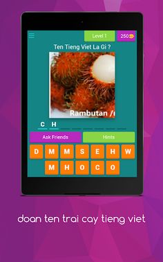đoán tên trái cây tiếng việt - Screenshot 1