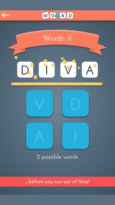 4 Letters - Find & Make Words! - Screenshot 2
