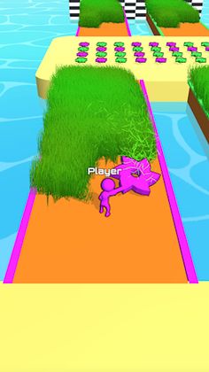 Mowing Race 3D - Screenshot 2