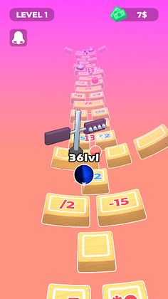 Level Up Bounce - Screenshot 2