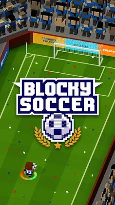 Blocky Soccer - Screenshot 1