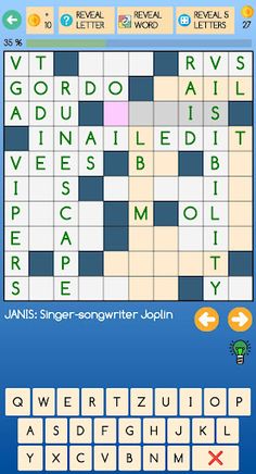 Themed crossword puzzles - Screenshot 4