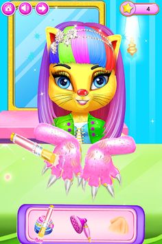 Kitty nails paint classes - Screenshot 2