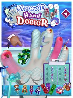 Mermaid Hand Doctor Adventure - Screenshot 3