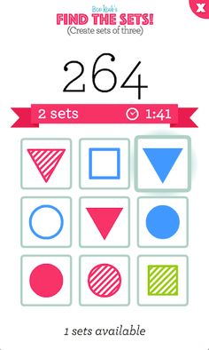 Find The Sets - Brain Game PRO - Screenshot 3