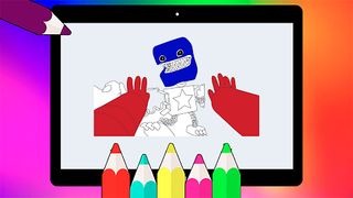 Project Playtime coloring book - Screenshot 1