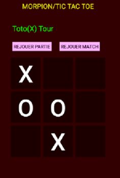 Morpion/Tic Tac Toe - Screenshot 1