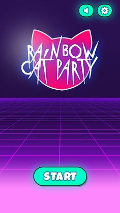 Rainbow Cat Party - Screenshot 1