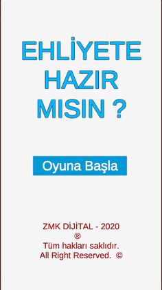 Ehliyete Hazır Mısın ? - Screenshot 1