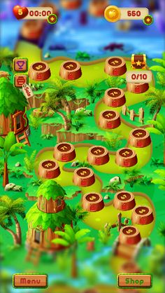 Green Forest Match 3 Game - Screenshot 2