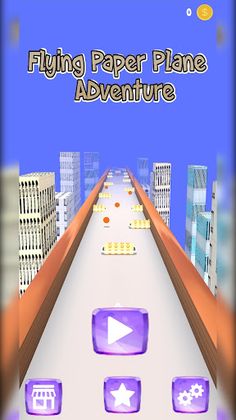 Flying Paper Plane Adventure - Screenshot 1