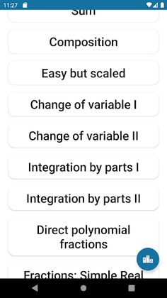 IntegrApp: Integral exercises - Screenshot 3