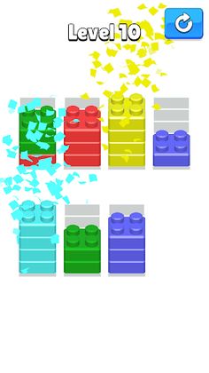 Brick Sort: Color Sorting Game - Screenshot 1