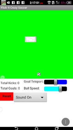 Flick Space Soccer - Screenshot 2