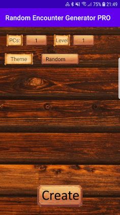 Random Encounter Generator PRO - Screenshot 1