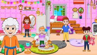 My Family Town Doll House Game - Screenshot 2