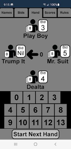 Spades Scorekeeper - Screenshot 4