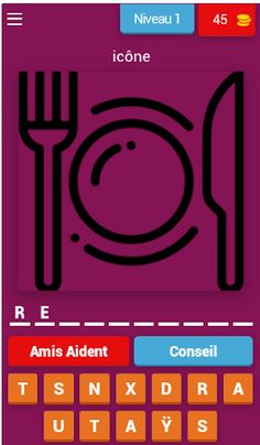 ICONS QUIZ FRENCH - Screenshot 1